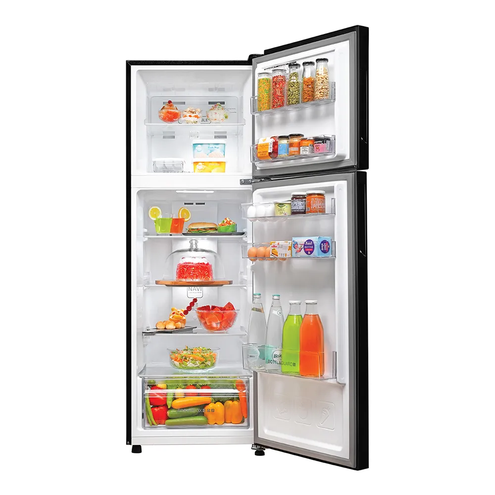 Haier 240L 2 Star Frost Free Double Door Top Mounted Refrigerator - HRF-2902BGB-P